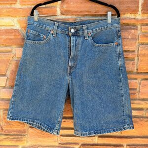 Levi’s 550 Denim Shorts Mens 33 Blue Jean Shorts Relaxed Fit Made in Mexico